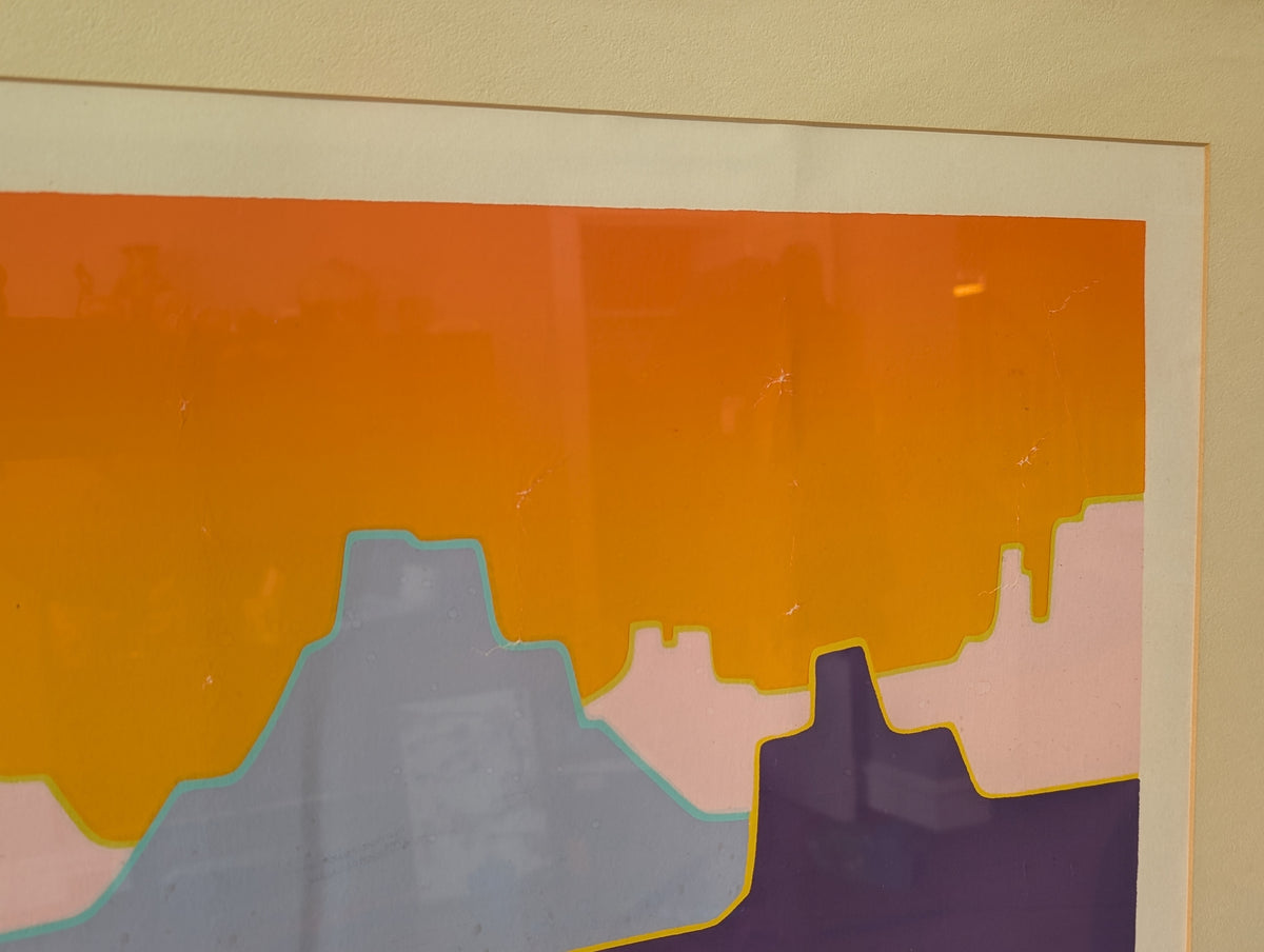 Vintage 1979 Artist’s Proof – "Mauve Buttes" by Melanie Brittain — additional view 4
