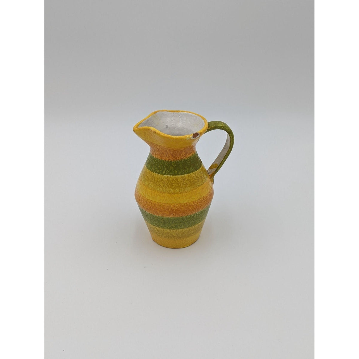 Vintage Mid Century Modern Italian Pottery Table Set Pitcher Cream Sugar Tea — additional view 3
